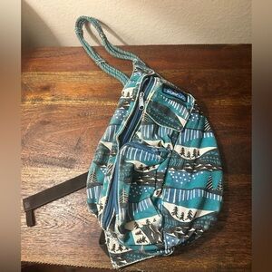 Kavu sling bag blue winter print‎